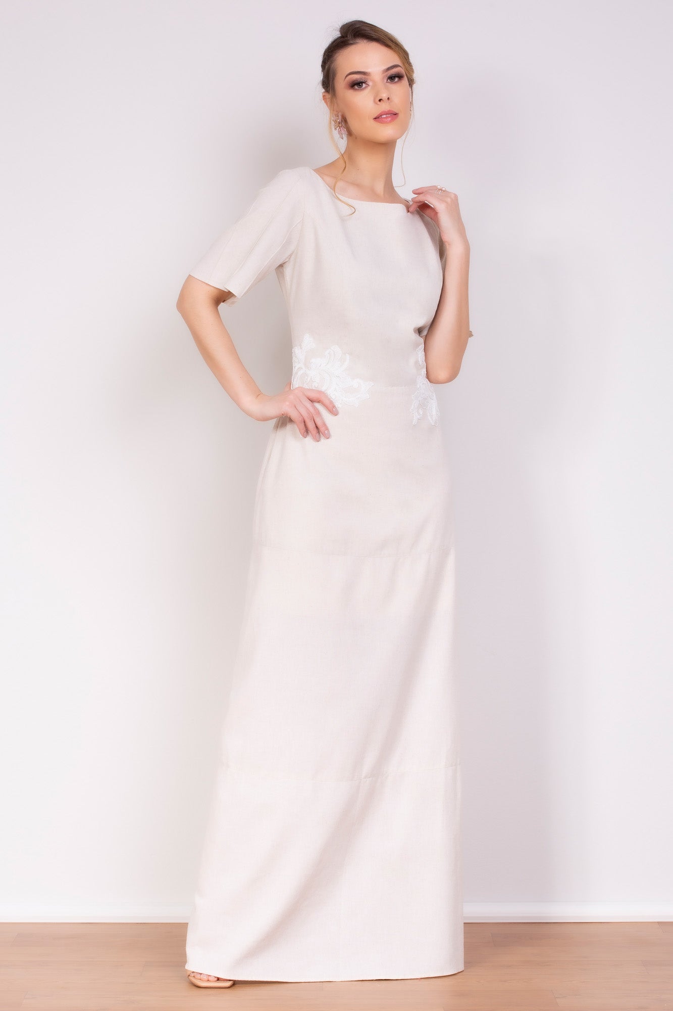 Vestido de Linho Longo