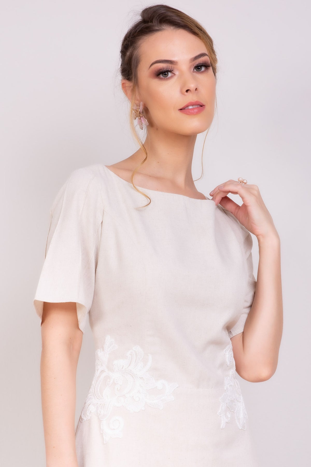 Vestido de Linho Longo